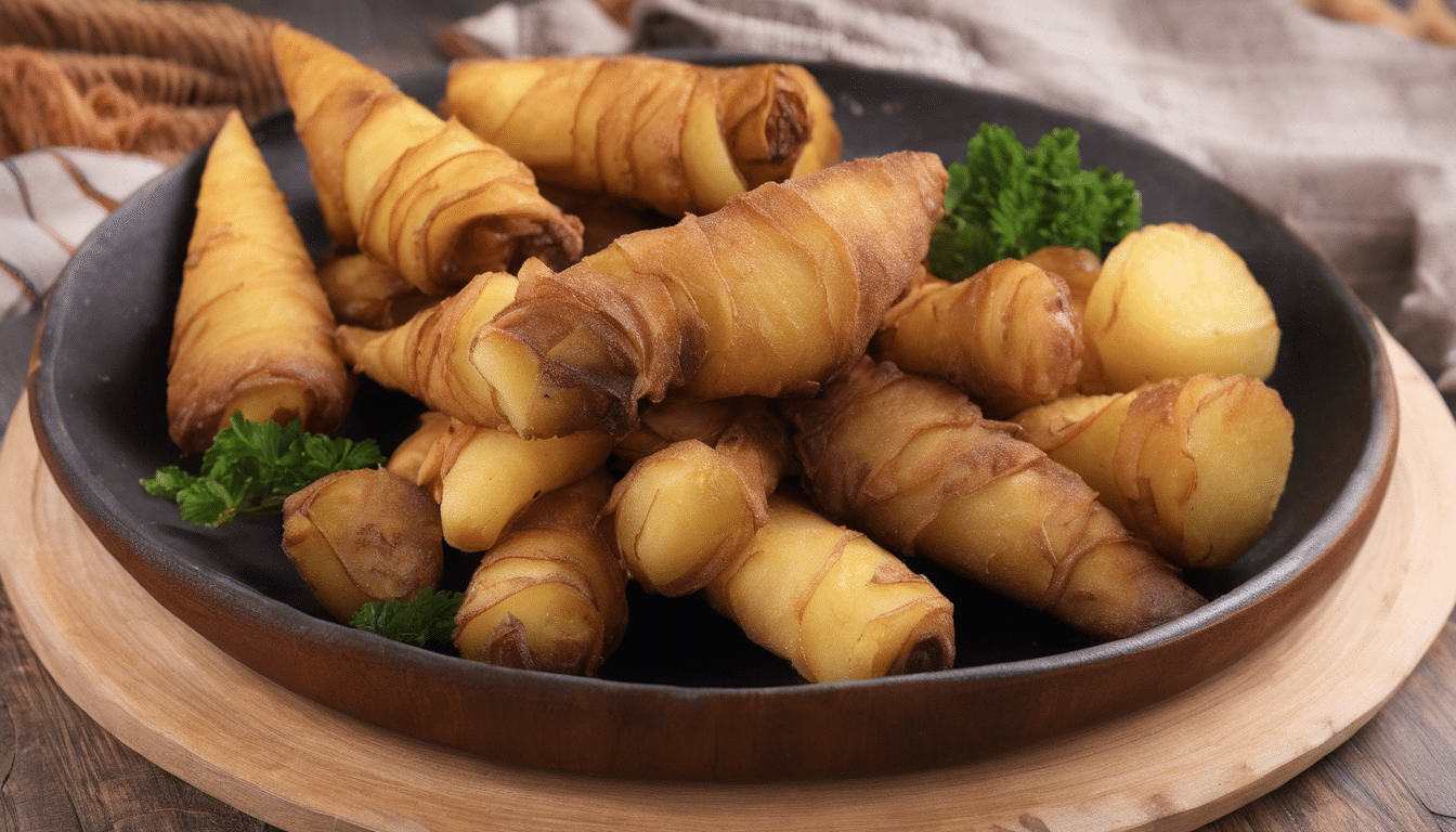 Fried Amur with Potato Cones
