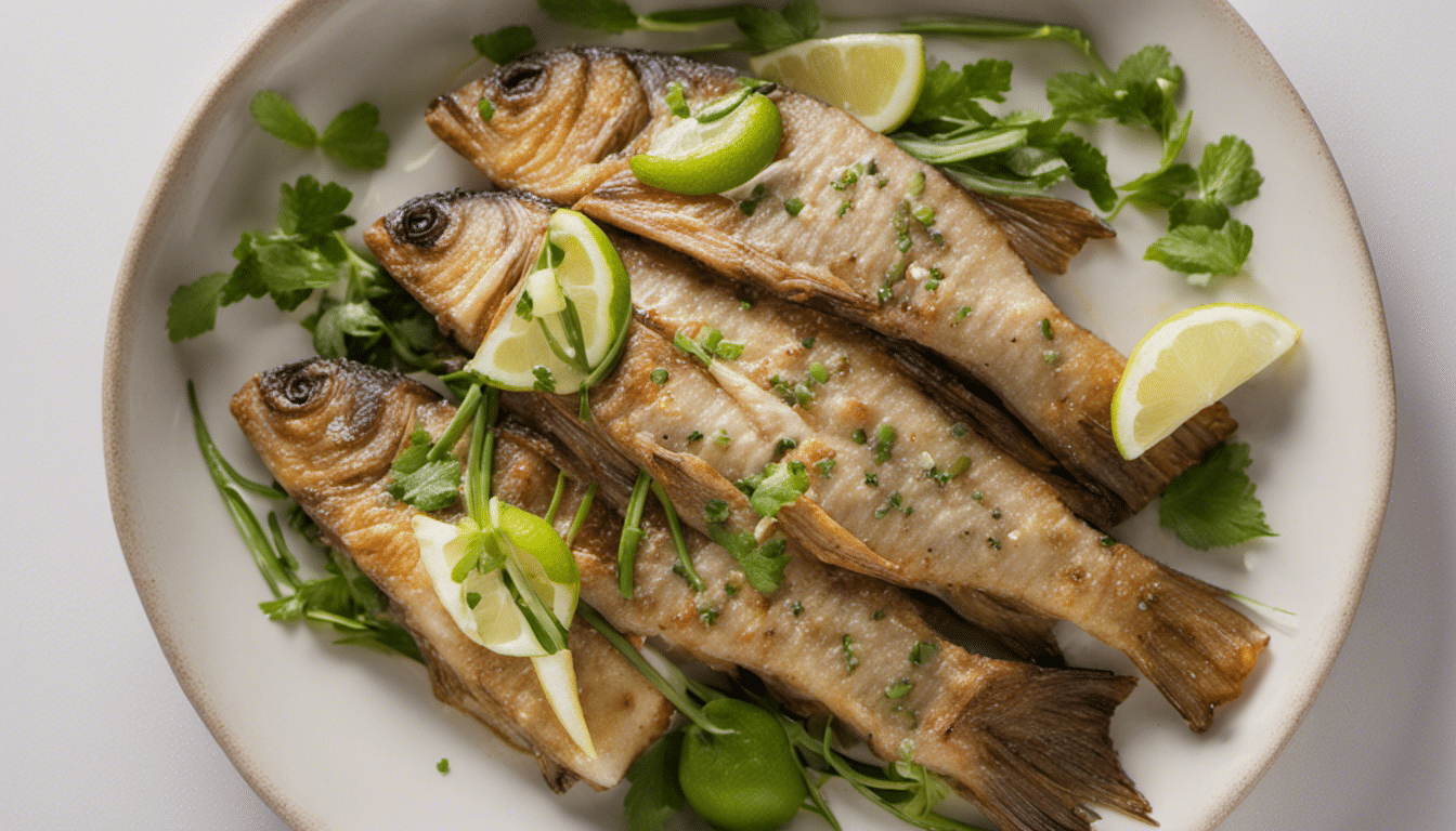 Fried Fish with Green Chili and Lemongrass