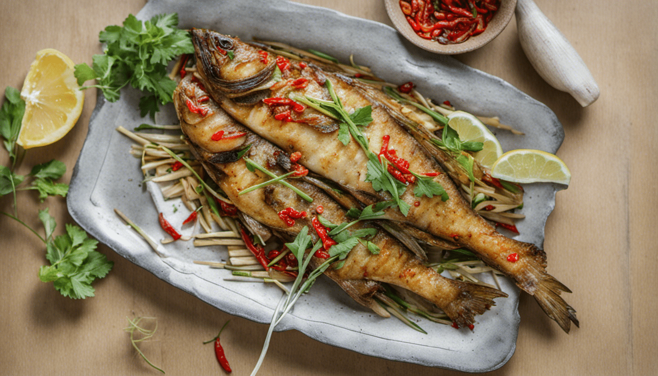 Fried Fish with Lemongrass and Chili