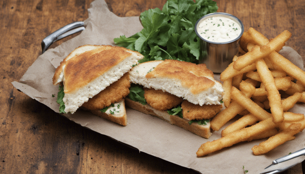 Fried Pickerel Sandwich with Spicy Remoulade