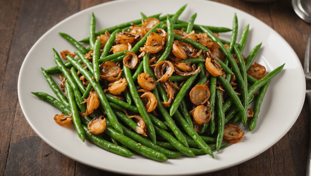 Fried Shallots and Green Beans - Your Gourmet Guru