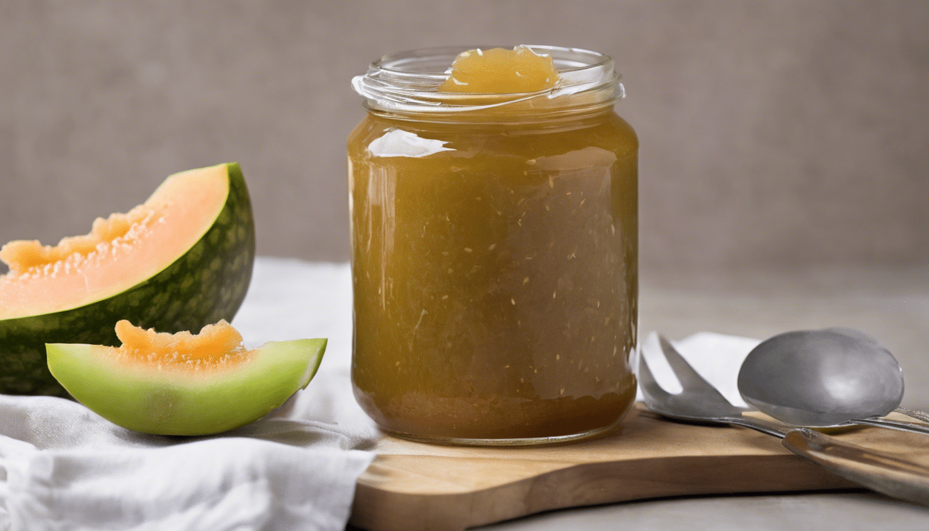 Galia Melon and Ginger Jam