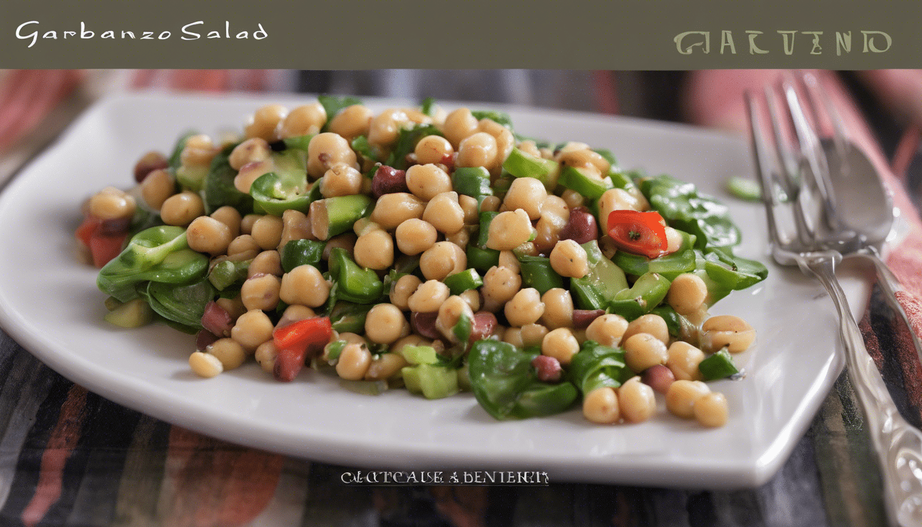 Garbanzo bean salad