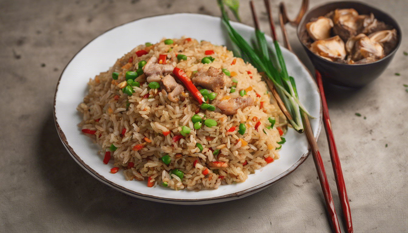 Garlic Red Pepper Pork Fried Rice