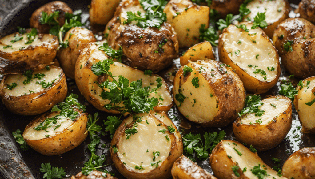 Garlic and Parsley Roasted Potatoes