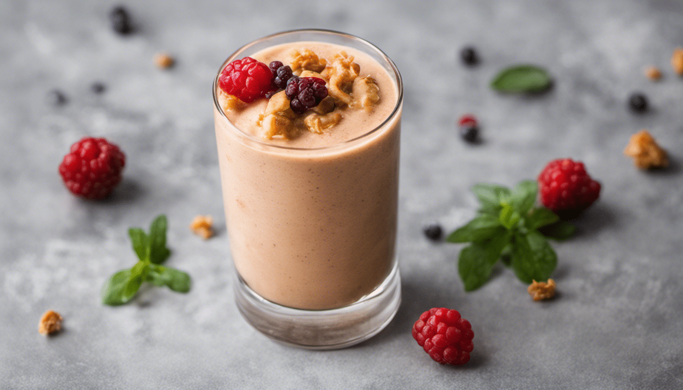 Ginger and Magellan Barberries Smoothie