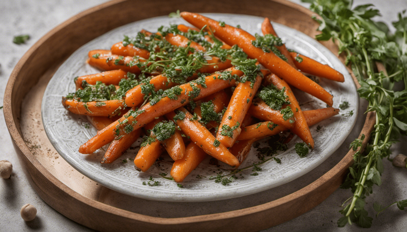 Glazed Carrots with Marjoram