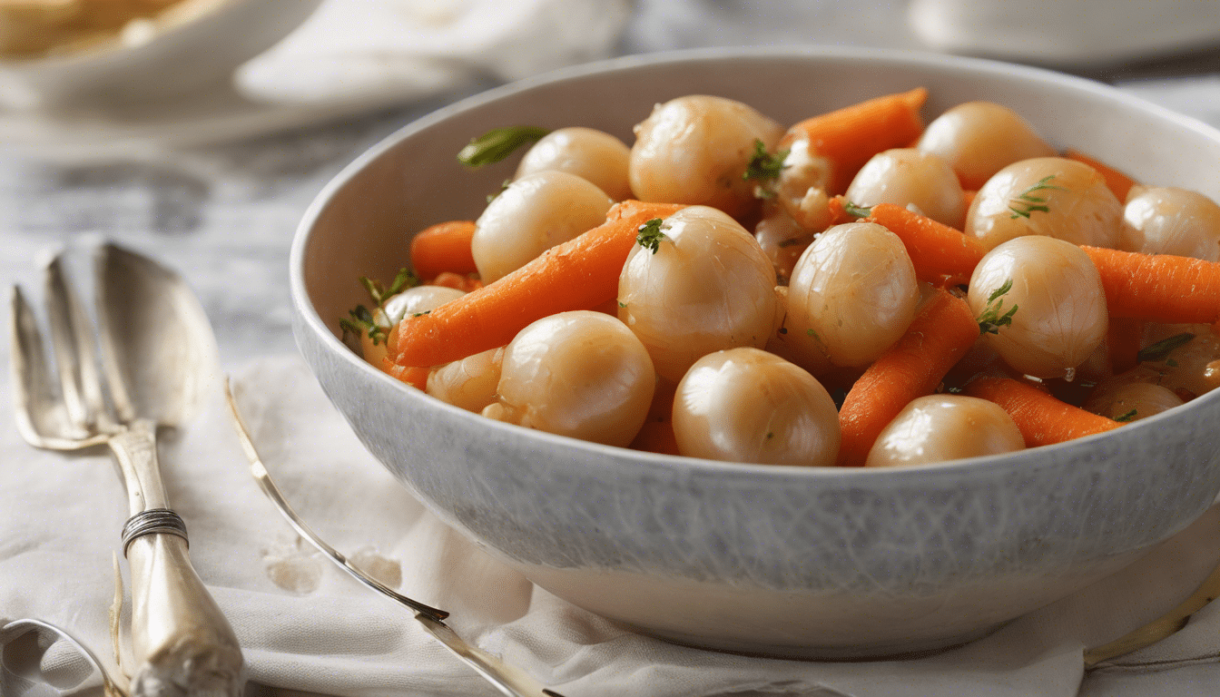 Glazed Pearl Onions and Carrots - Your Gourmet Guru