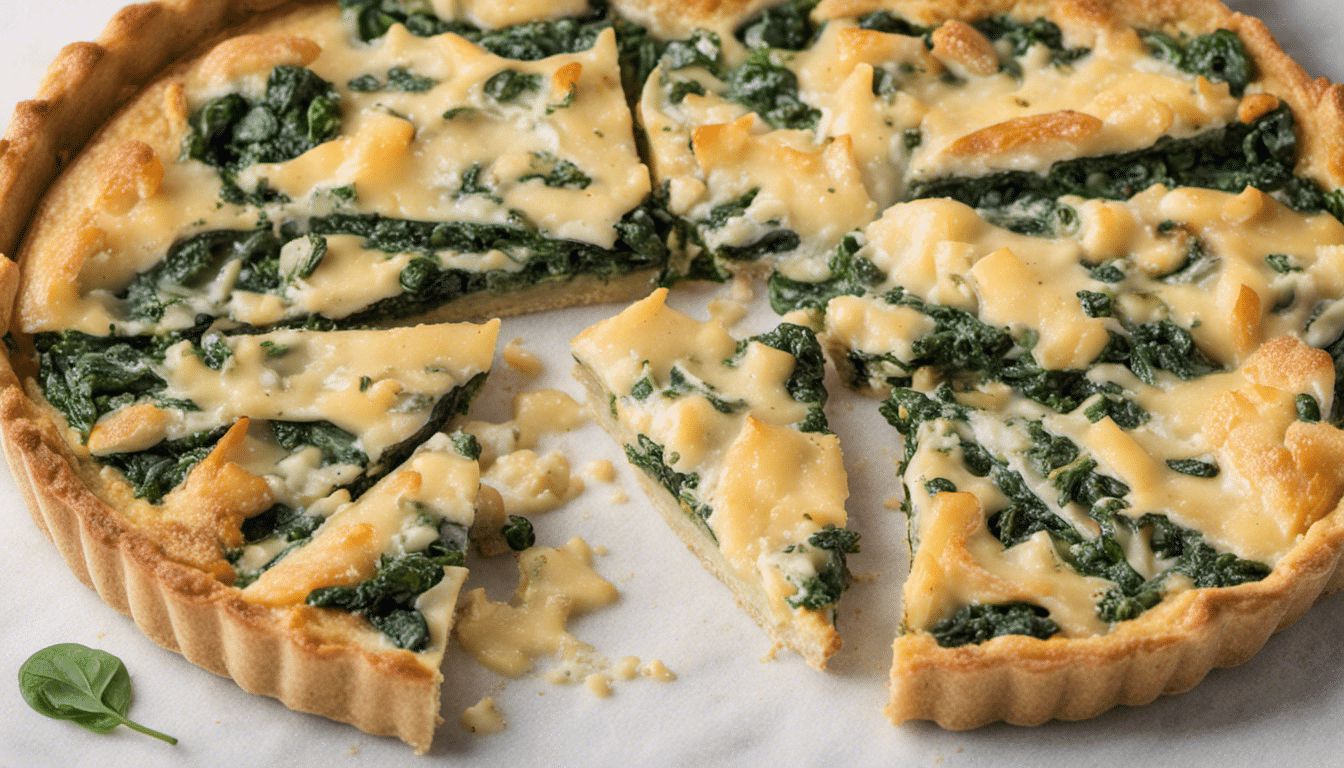 Gluten-Free Vegan Spinach and Cheese Tart