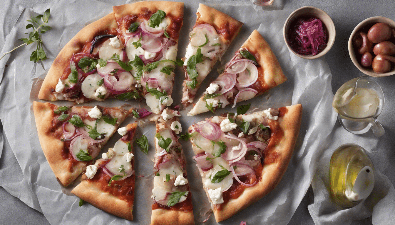 Goat Cheese and Pickled Onion Pizza