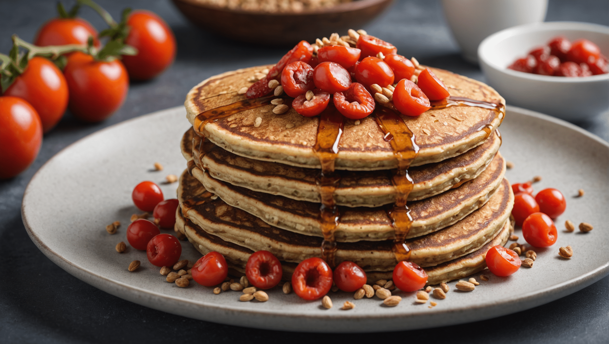 Goji Berry and Buckwheat Pancakes