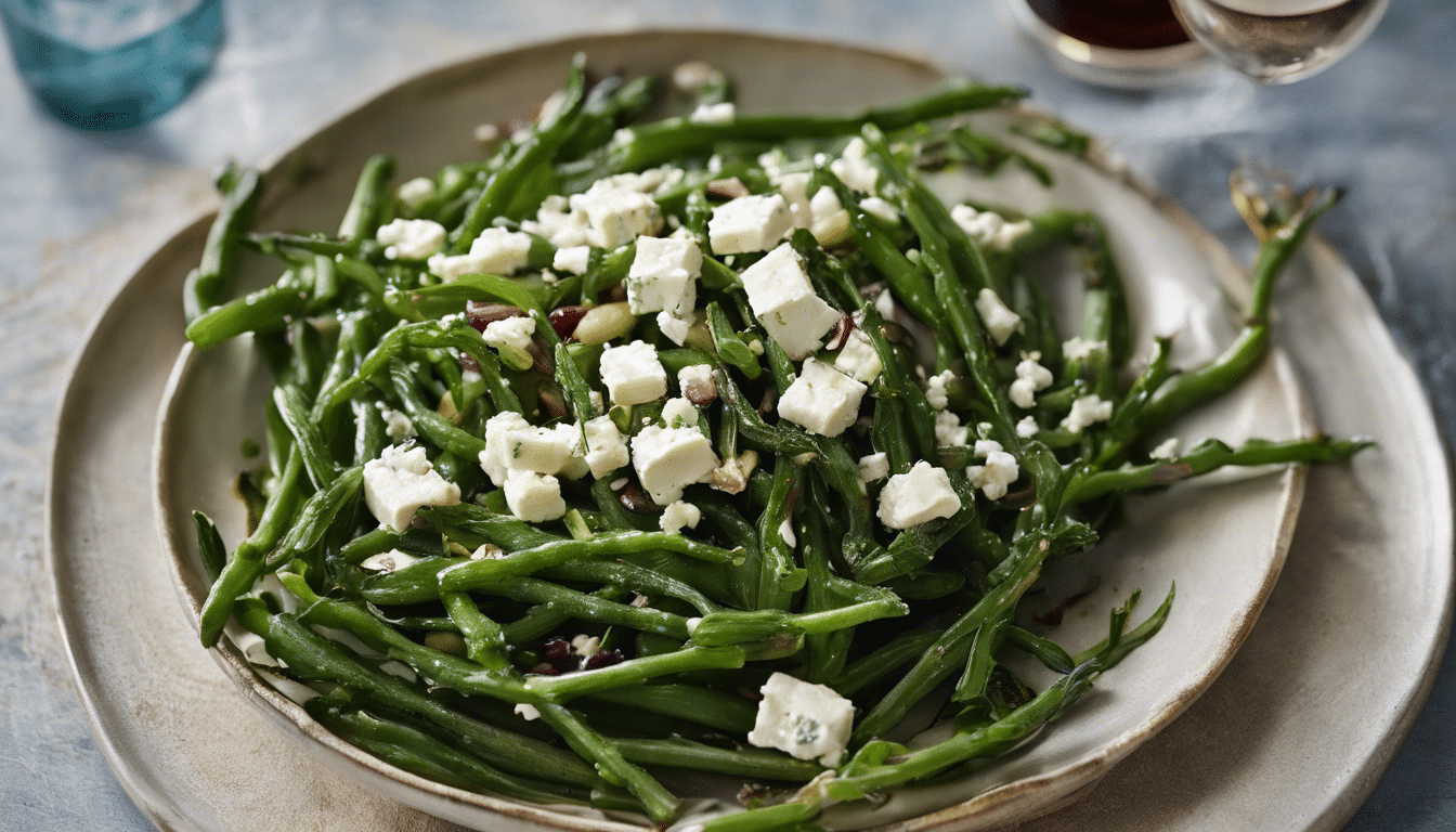 Golden Samphire and Feta Salad