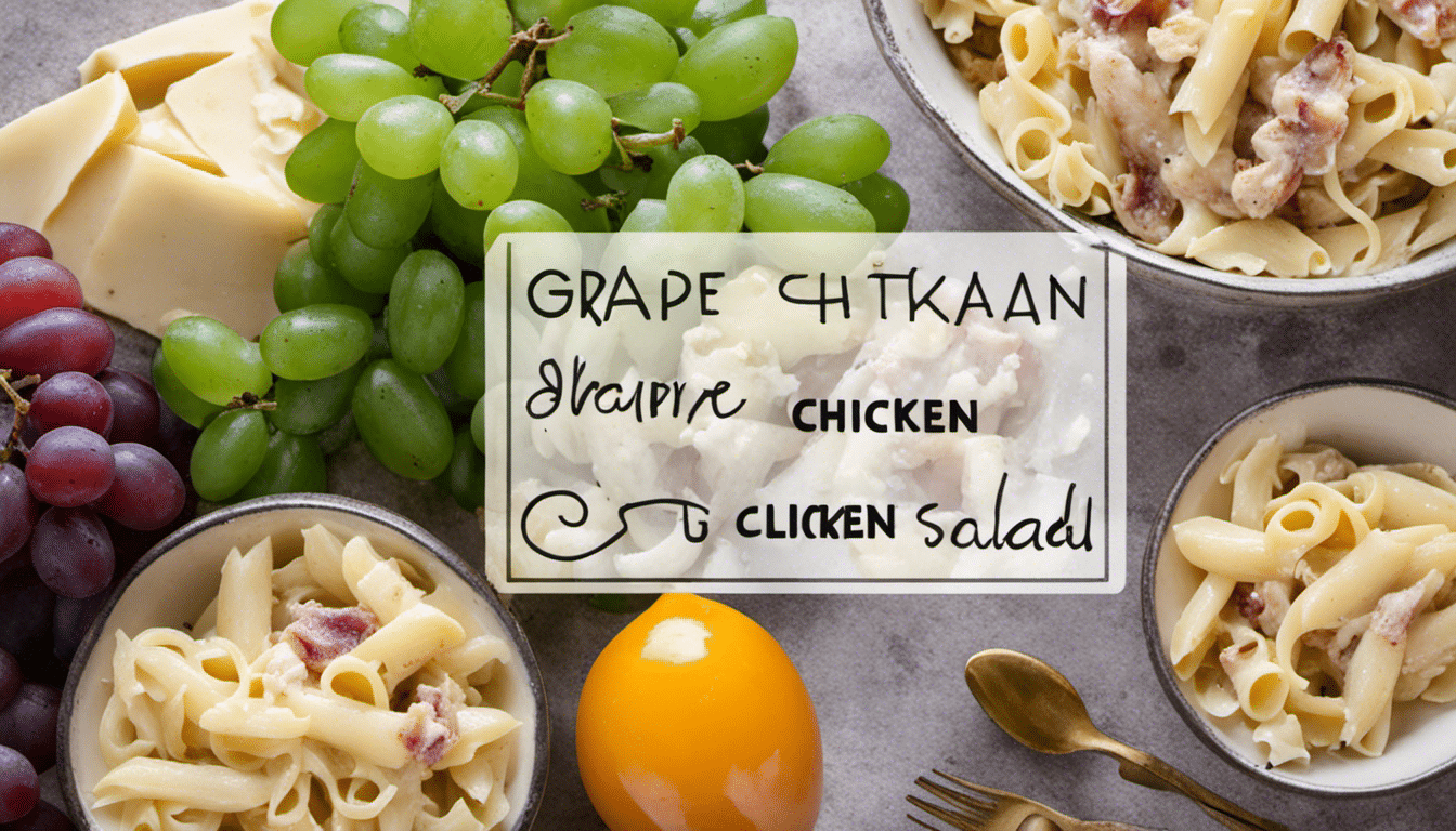 Grape and Chicken Pasta Salad