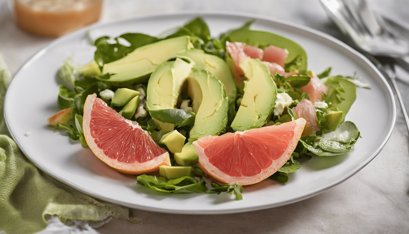 Grapefruit and Avocado Salad