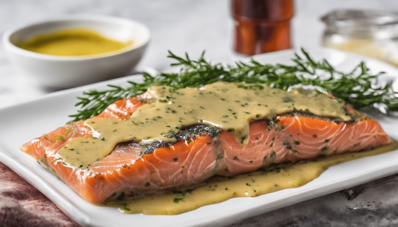 gravad lax with mustard sauce