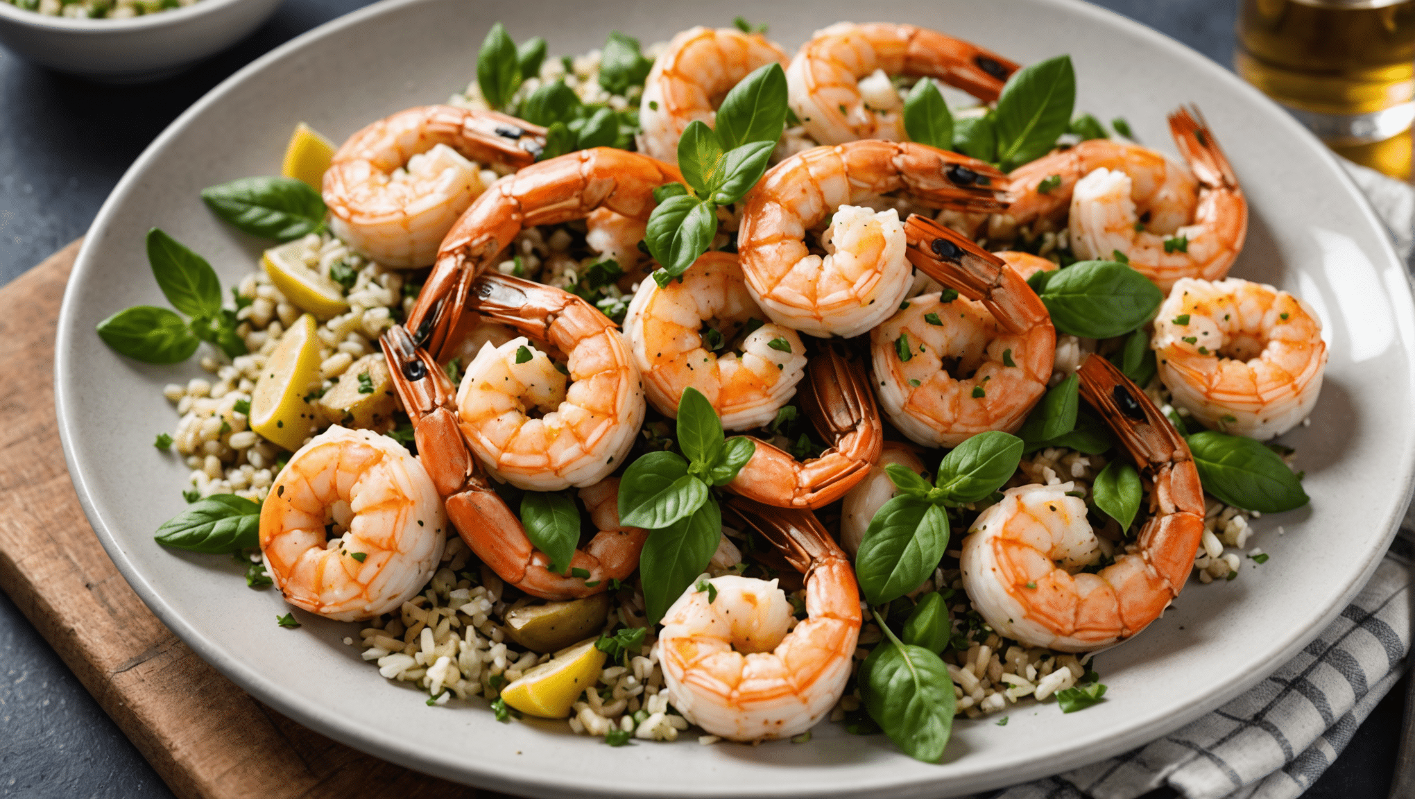 Greek Oregano and Garlic Roasted Shrimp