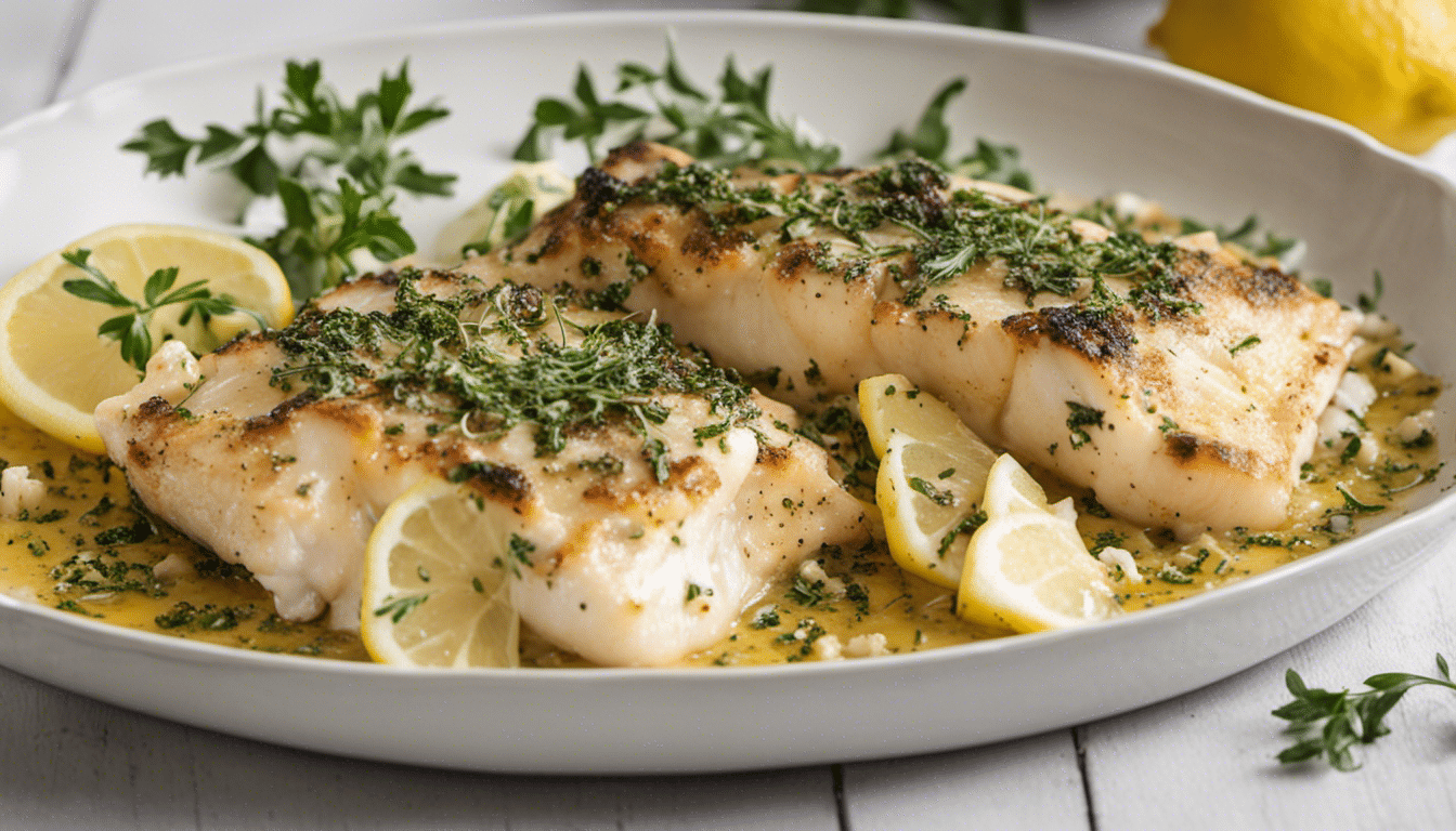 Greek-Style Baked Cod with Lemon and Oregano