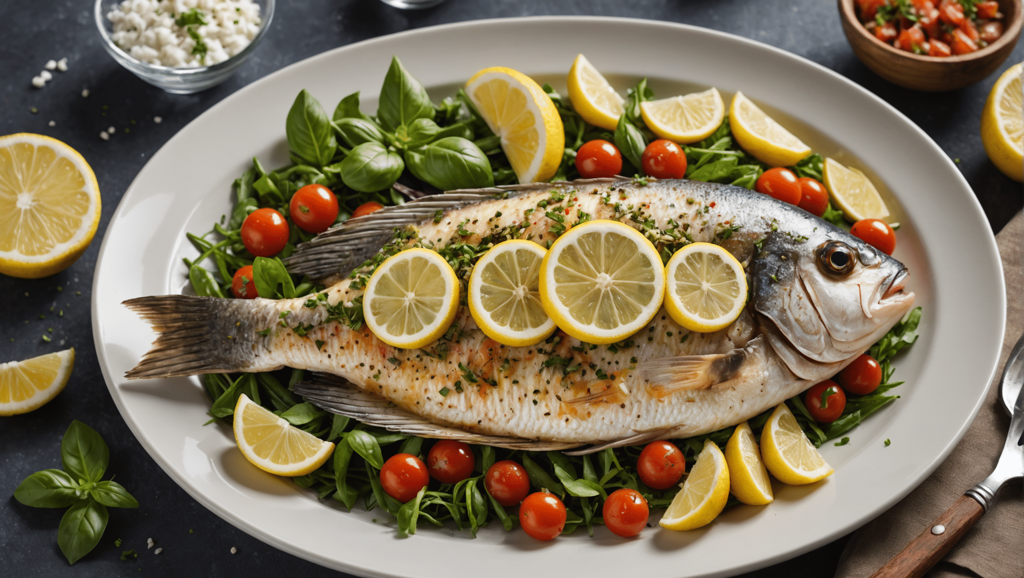 Greek Style Baked Tilapia with Greek Oregano