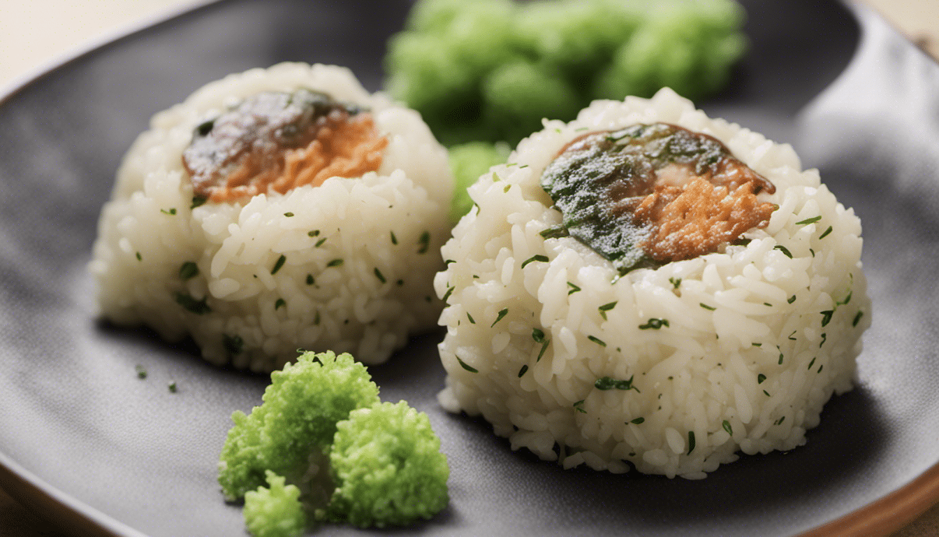 Green Laver Rice Balls