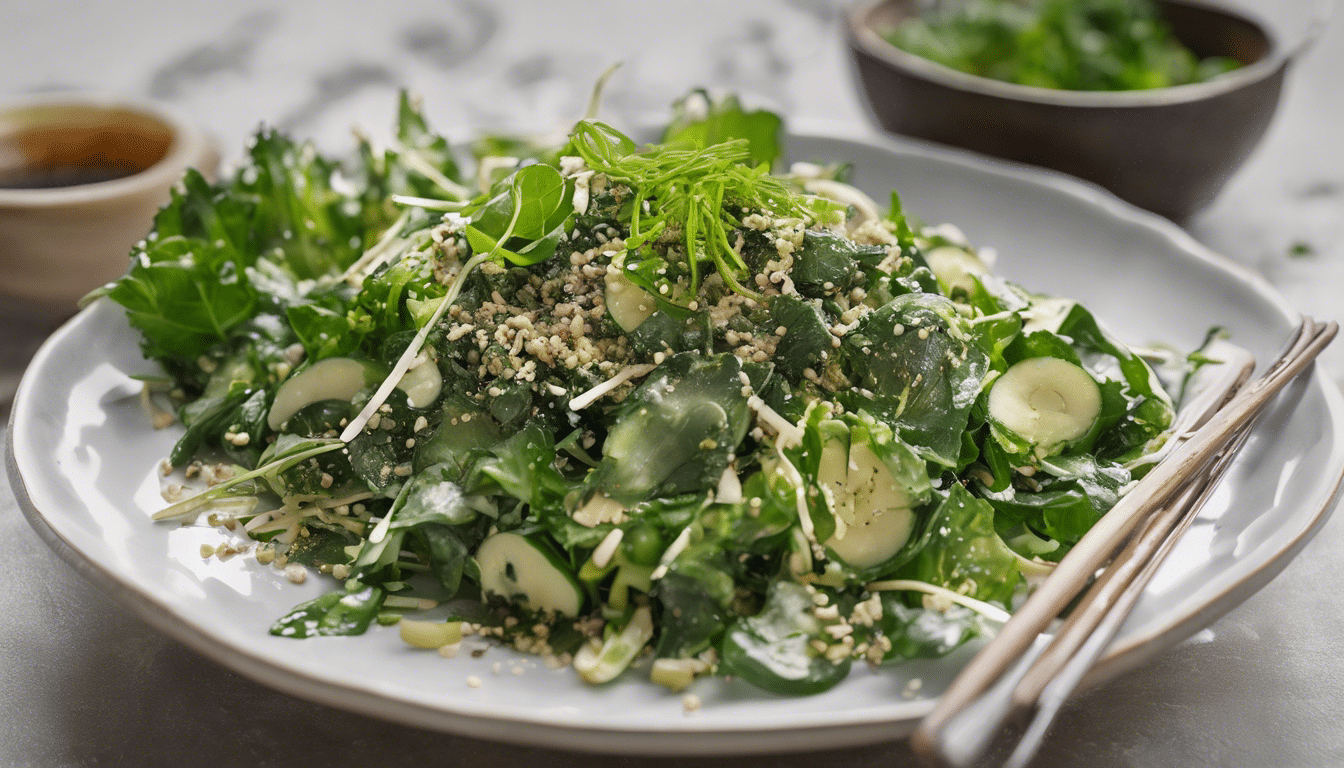 Green Laver Salad with Sesame Dressing
