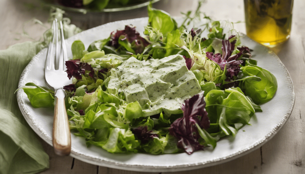 Green Salad with Angelica Herb Dressing