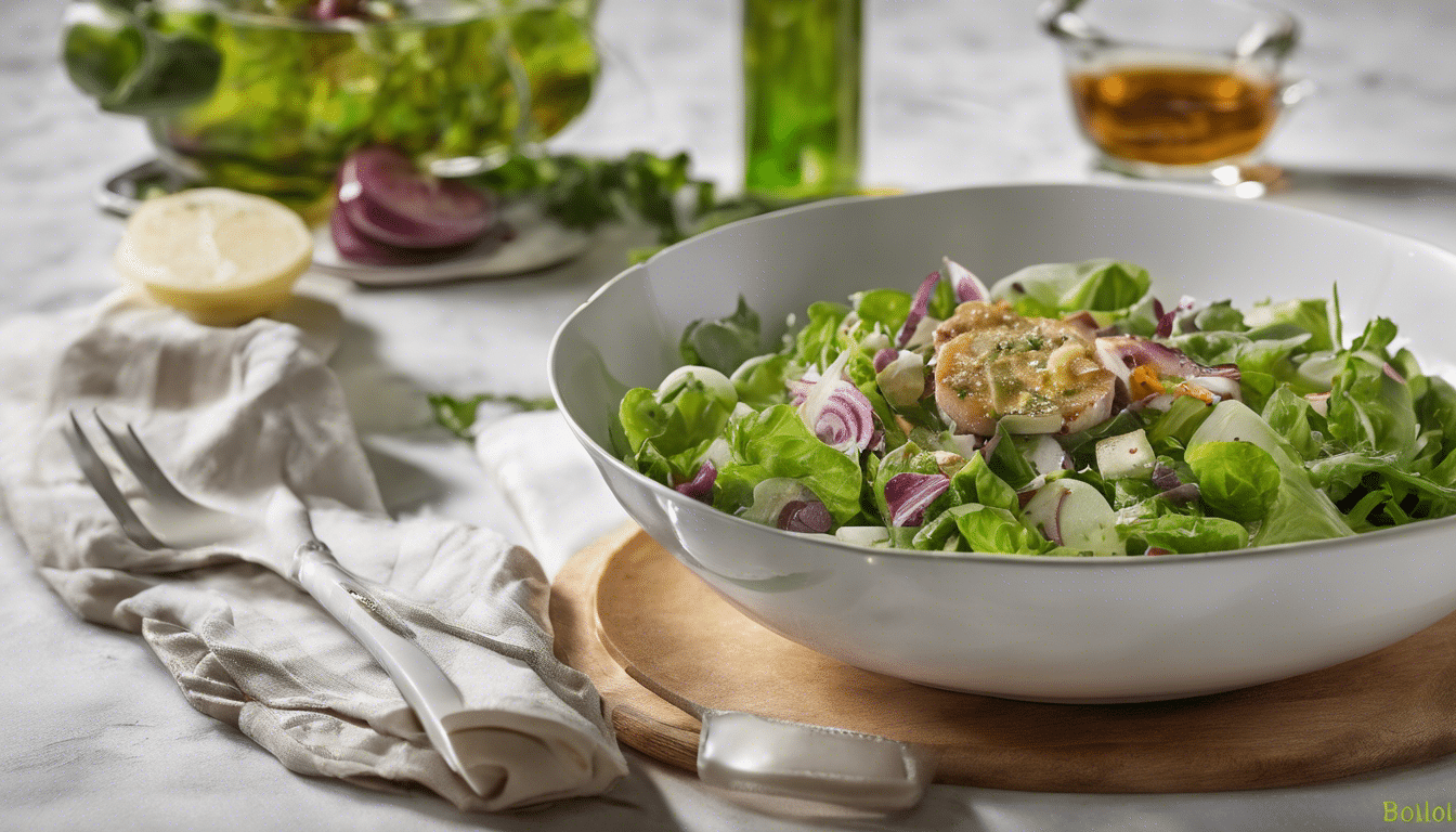 Green Salad with Boldo Vinaigrette