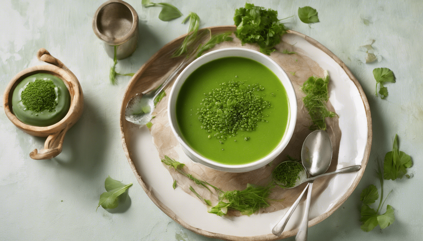 Green Wheatgrass Soup