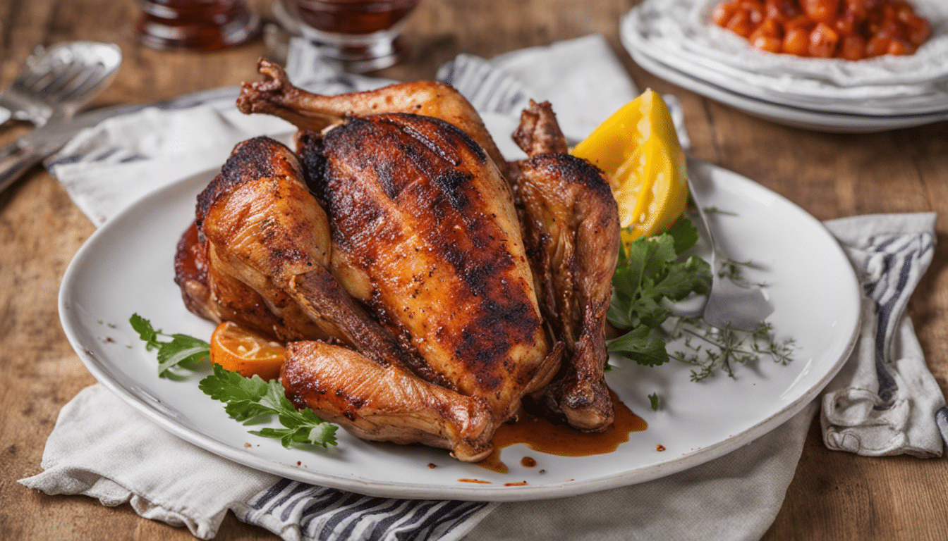 Grilled Annatto-rubbed Turkey