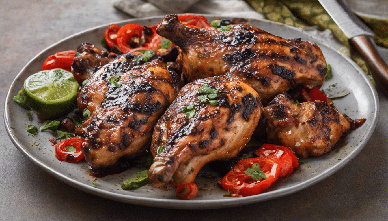 Grilled Chicken with Cubeb Pepper Marinade