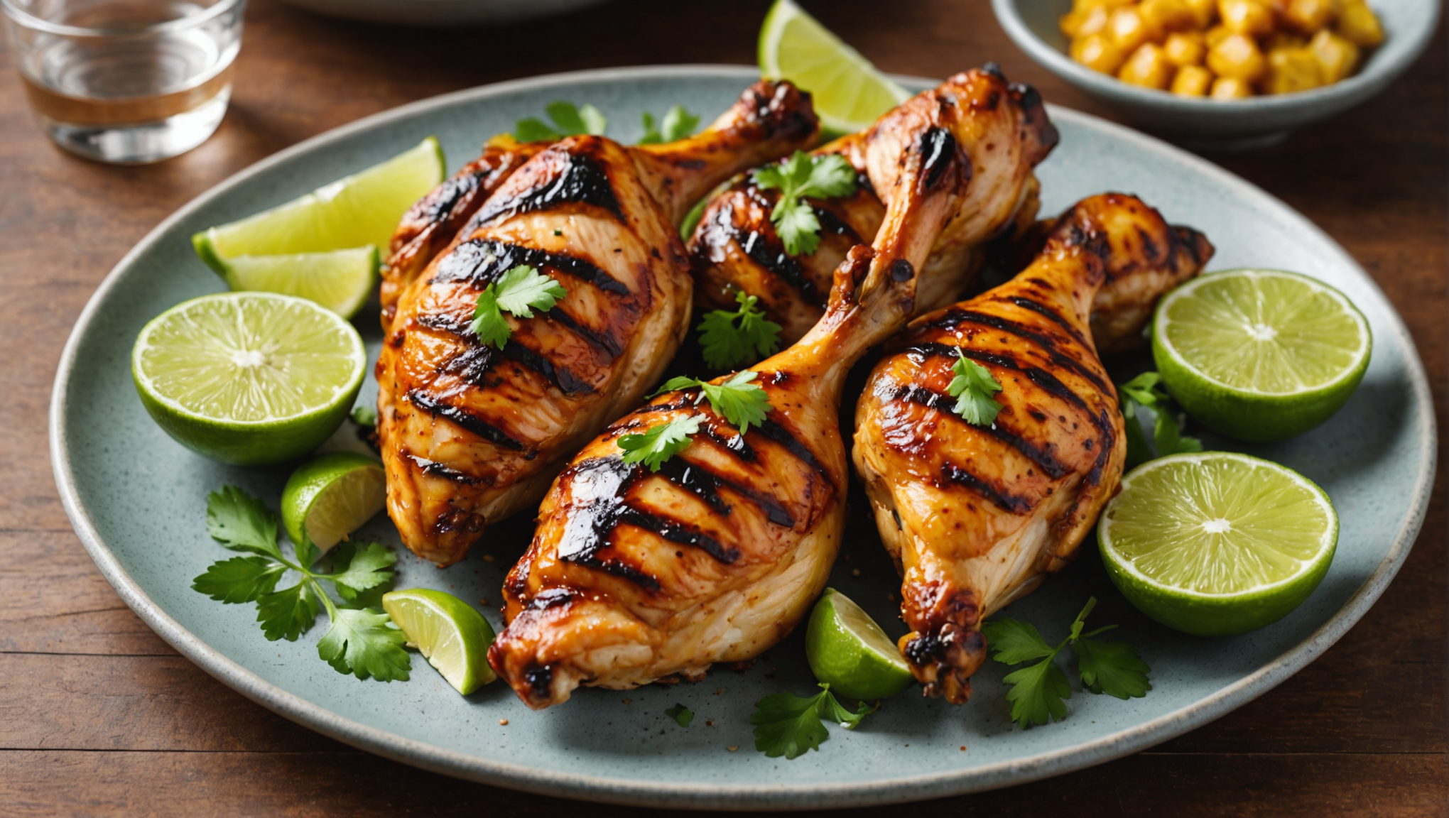 Grilled Chicken with Korarima and Lime Recipe Image