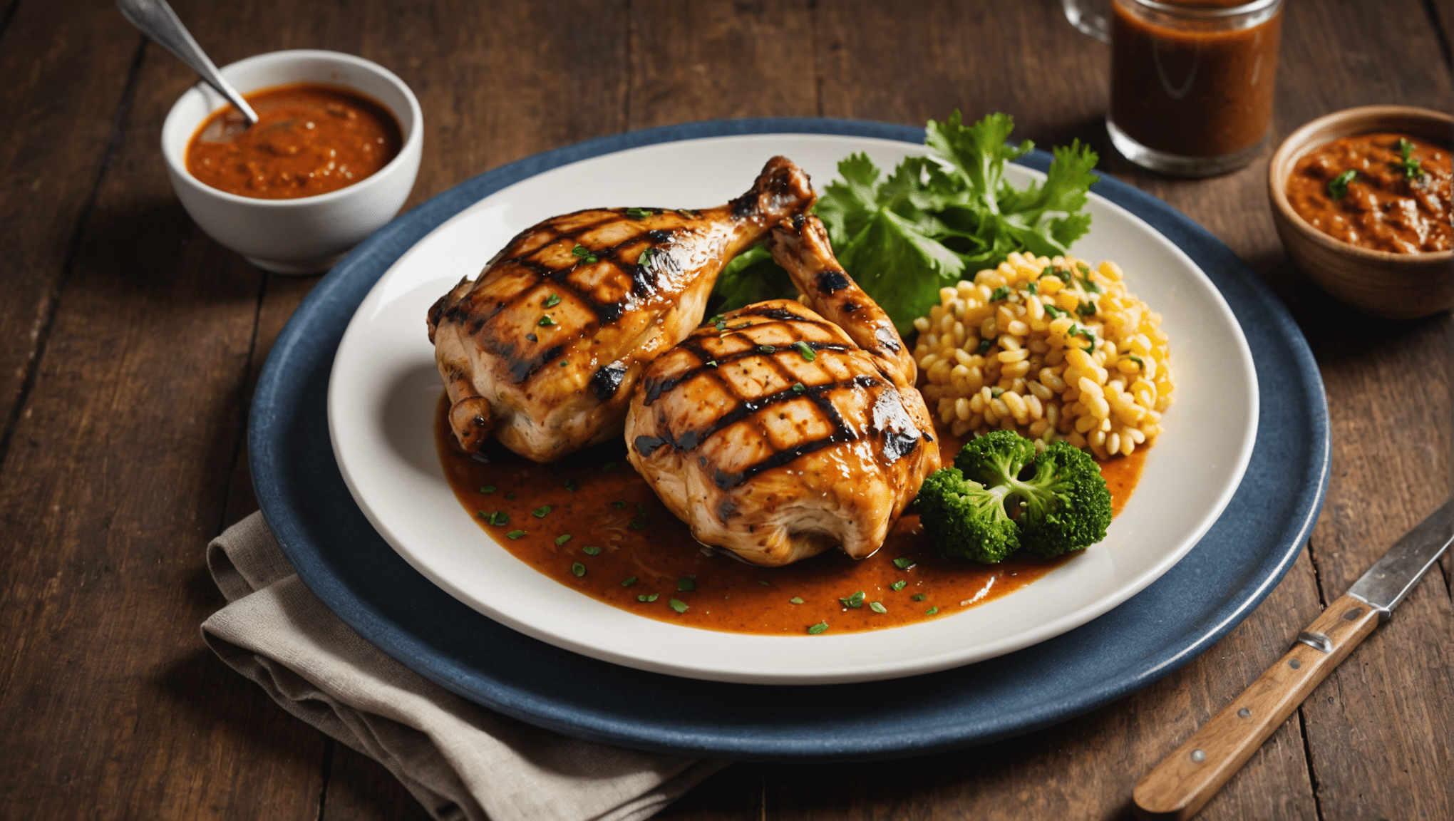 Grilled Chicken with Kutjura Sauce