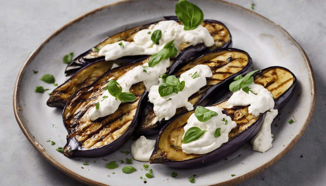 Grilled Eggplant with Fresh Ricotta - Your Gourmet Guru