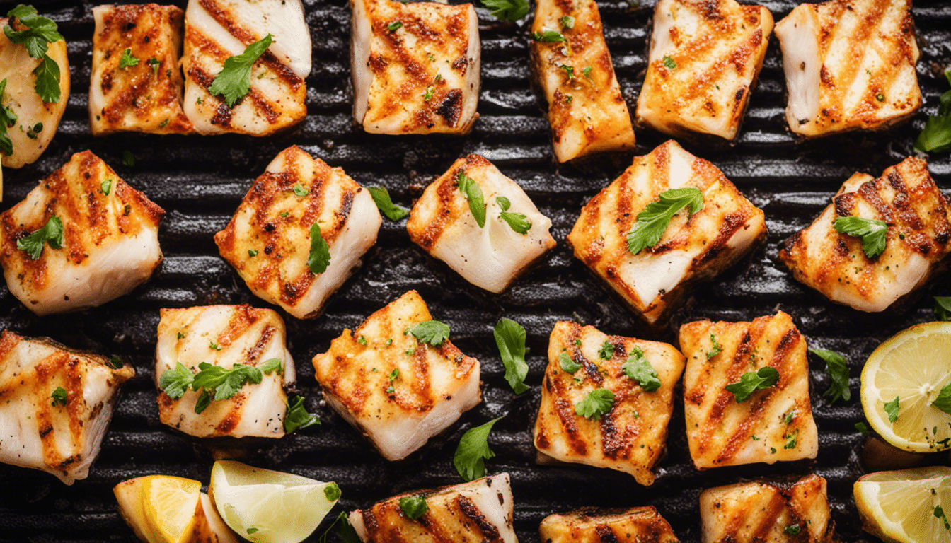 Grilled Fish Cubes