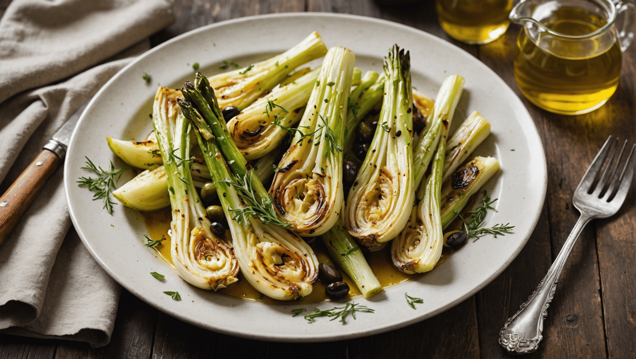 Grilled Florence Fennel with Olive Oil