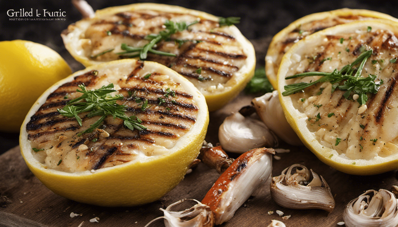 Grilled Kurrat with Lemon and Garlic