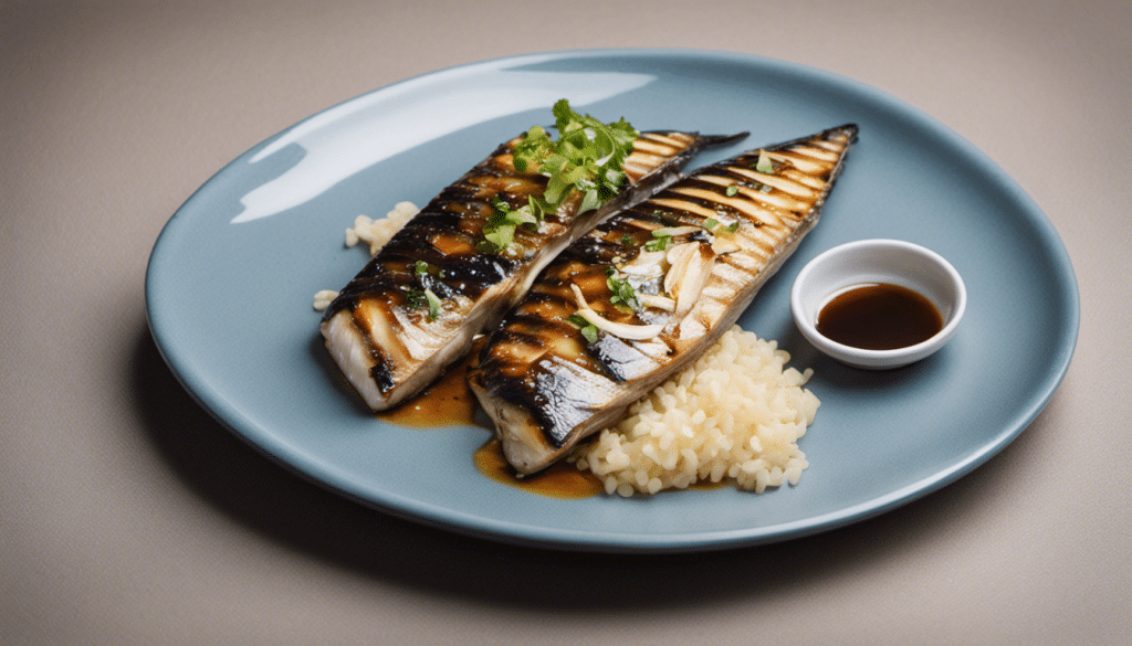 Grilled Mackerel with Soy Garlic Glaze