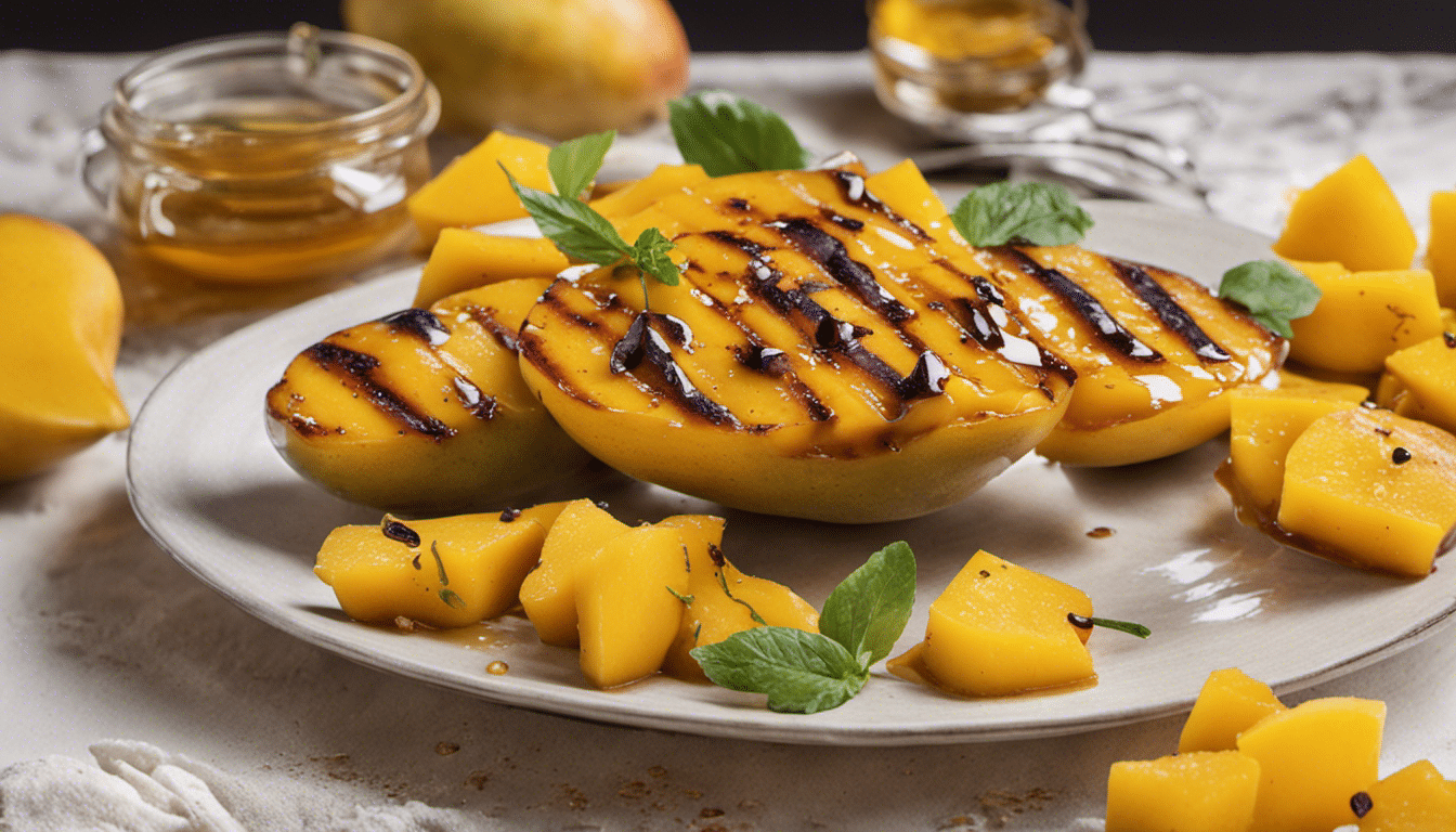 Grilled Mango with Honey