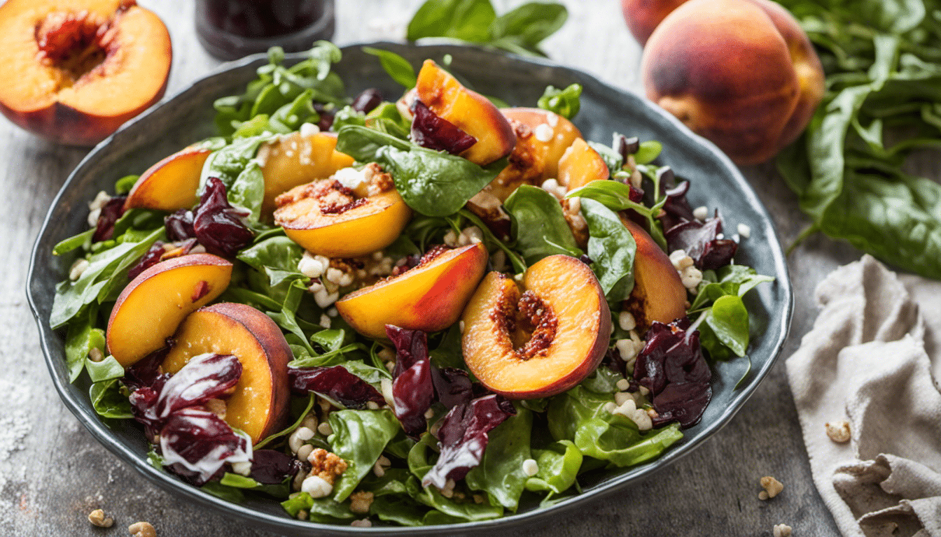 Grilled Peach Salad