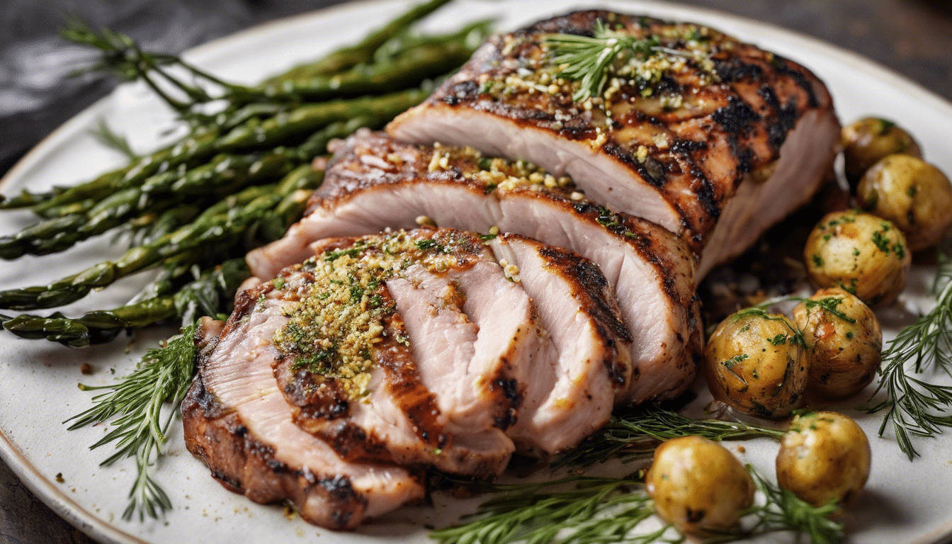 Grilled Pork Loin with Dill Seed Rub