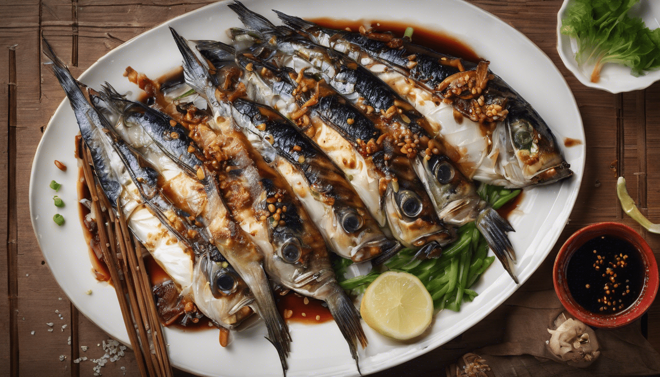 Grilled Saba Mackerel with Spicy Soy Sauce