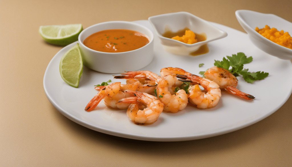 Grilled Shrimp with Papaya Sauce Recipe