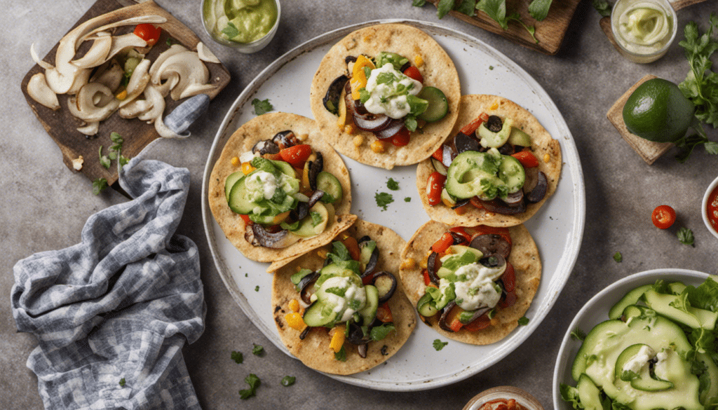 Grilled Vegetable Tostadas