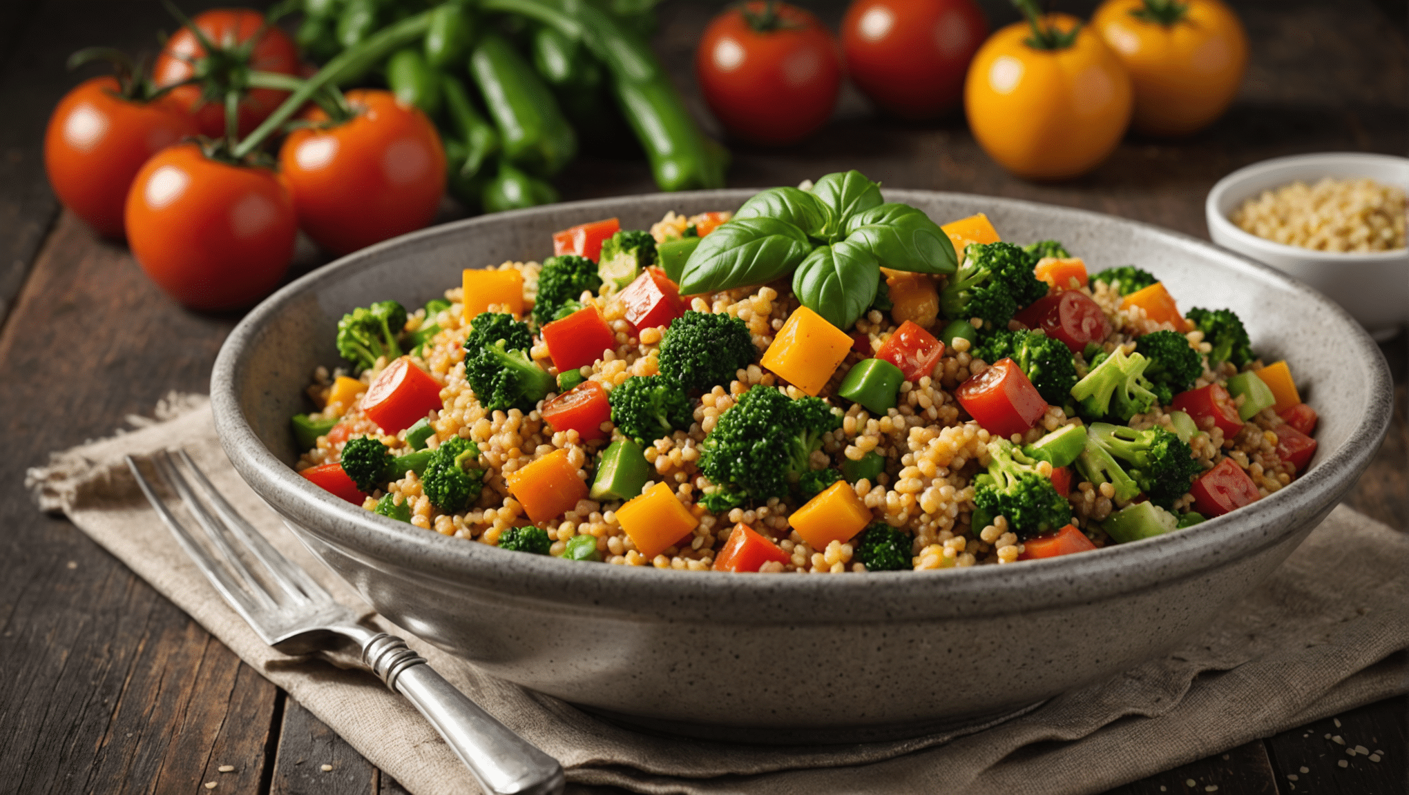 Guiso de quinoa y verduras