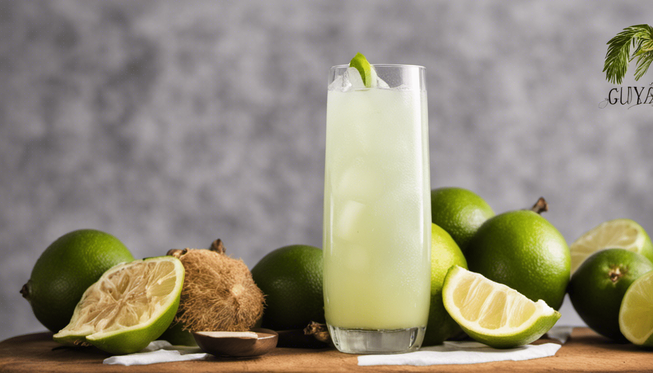 Refreshing glass of Guyabano Lemonade