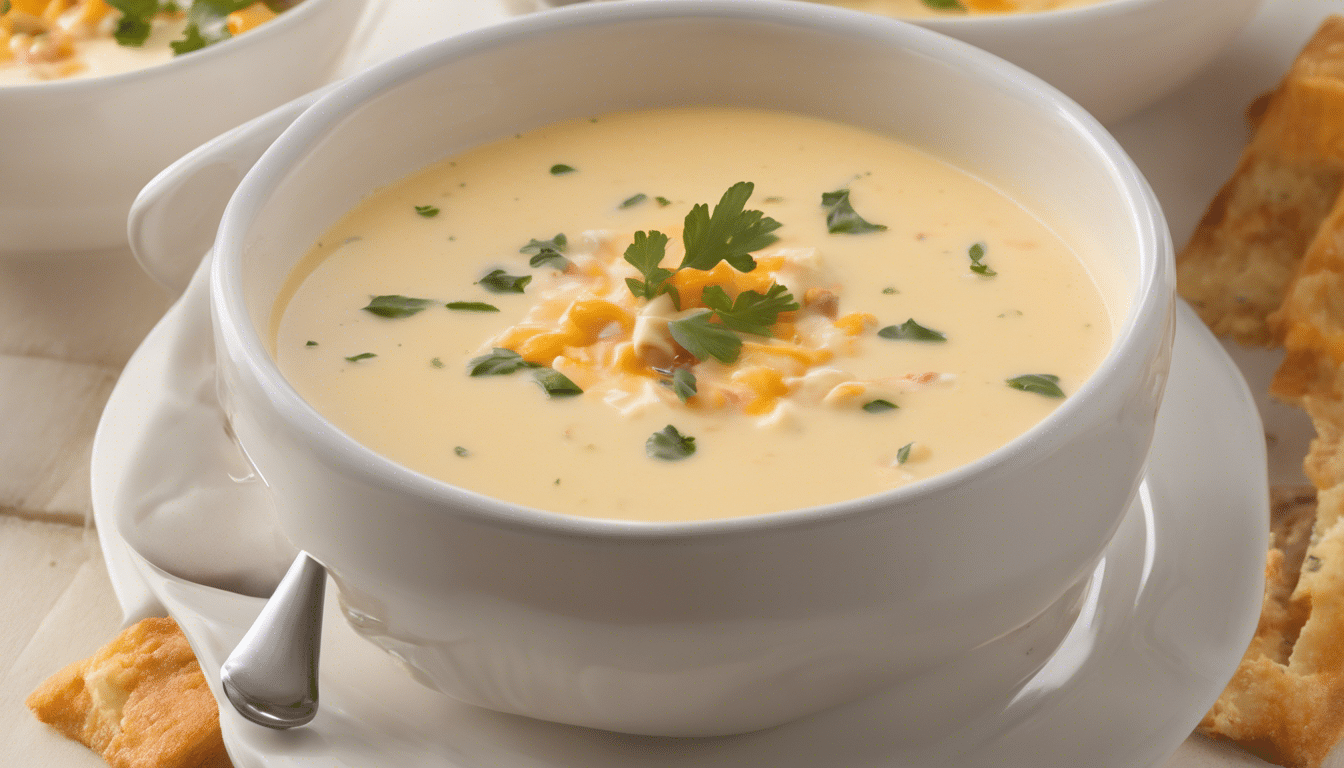 Habanero Cheddar Cheese Soup