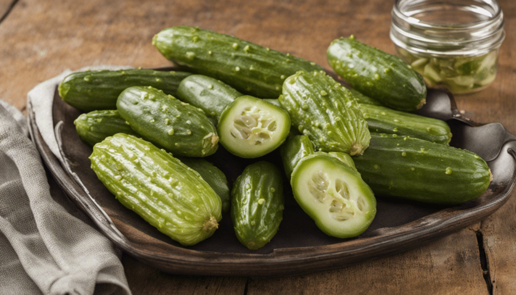 Habanero Pickled Cucumbers