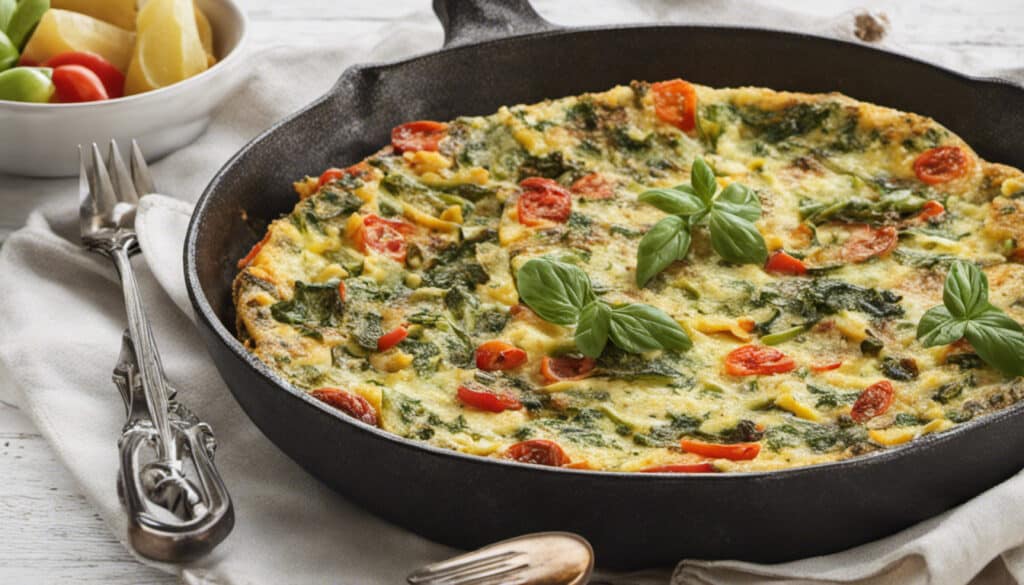 Herb Frittata with Vegetables