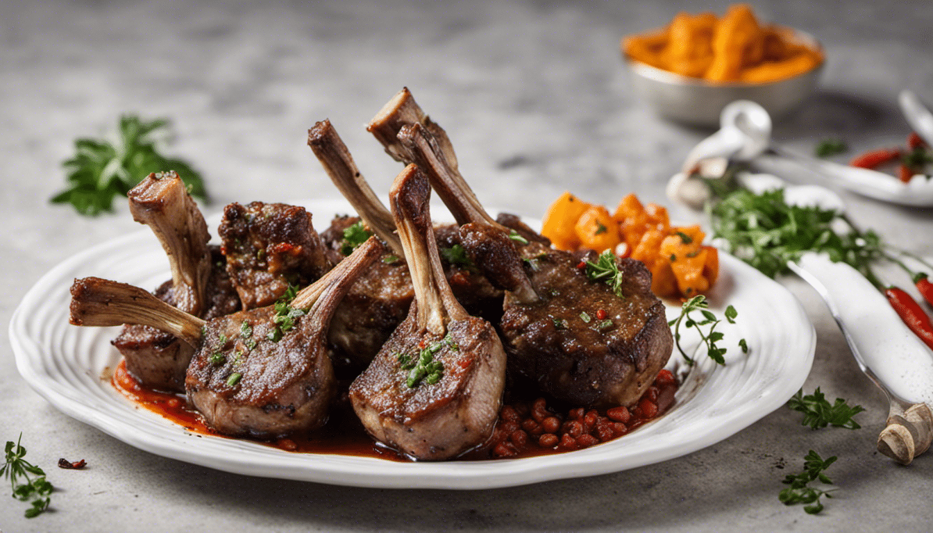 Herbed Lamb Chops with Cubeb Pepper
