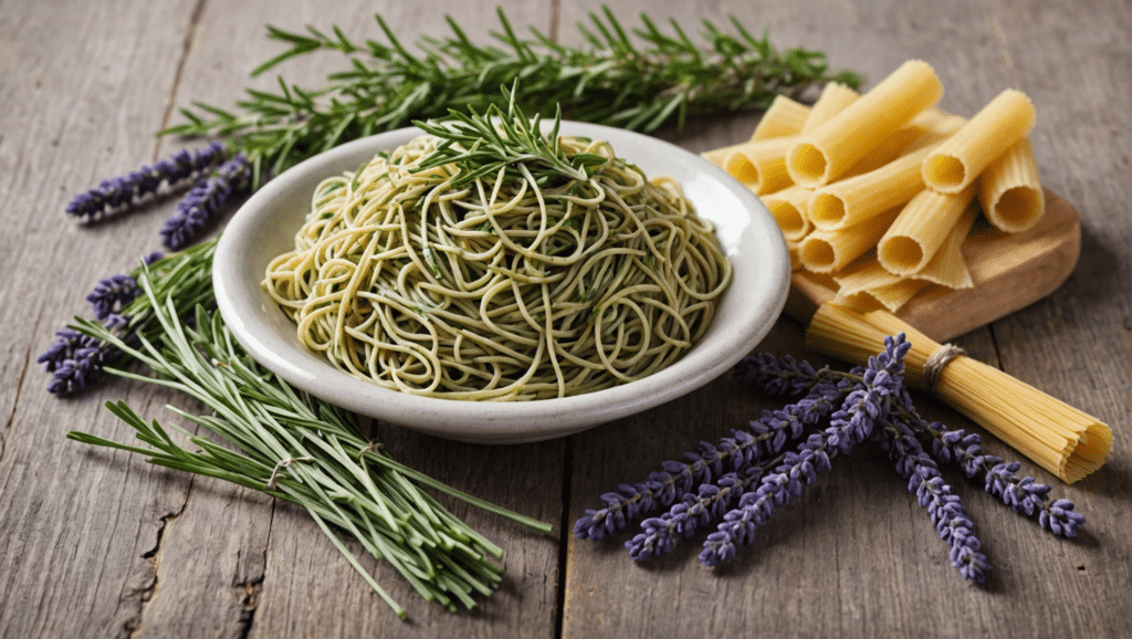 Herbes De Provence (French Herb blend including Lavender) Pasta Recipe