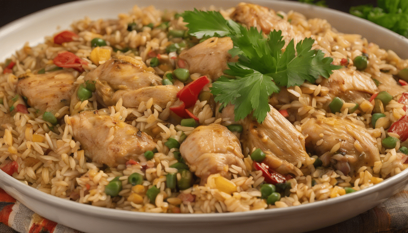 Hoja Santa Arroz Con Pollo